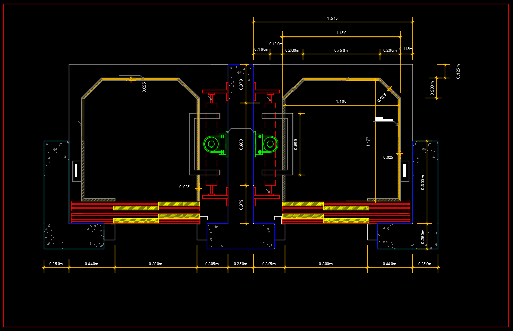 Elevator Plan 2d Detail section